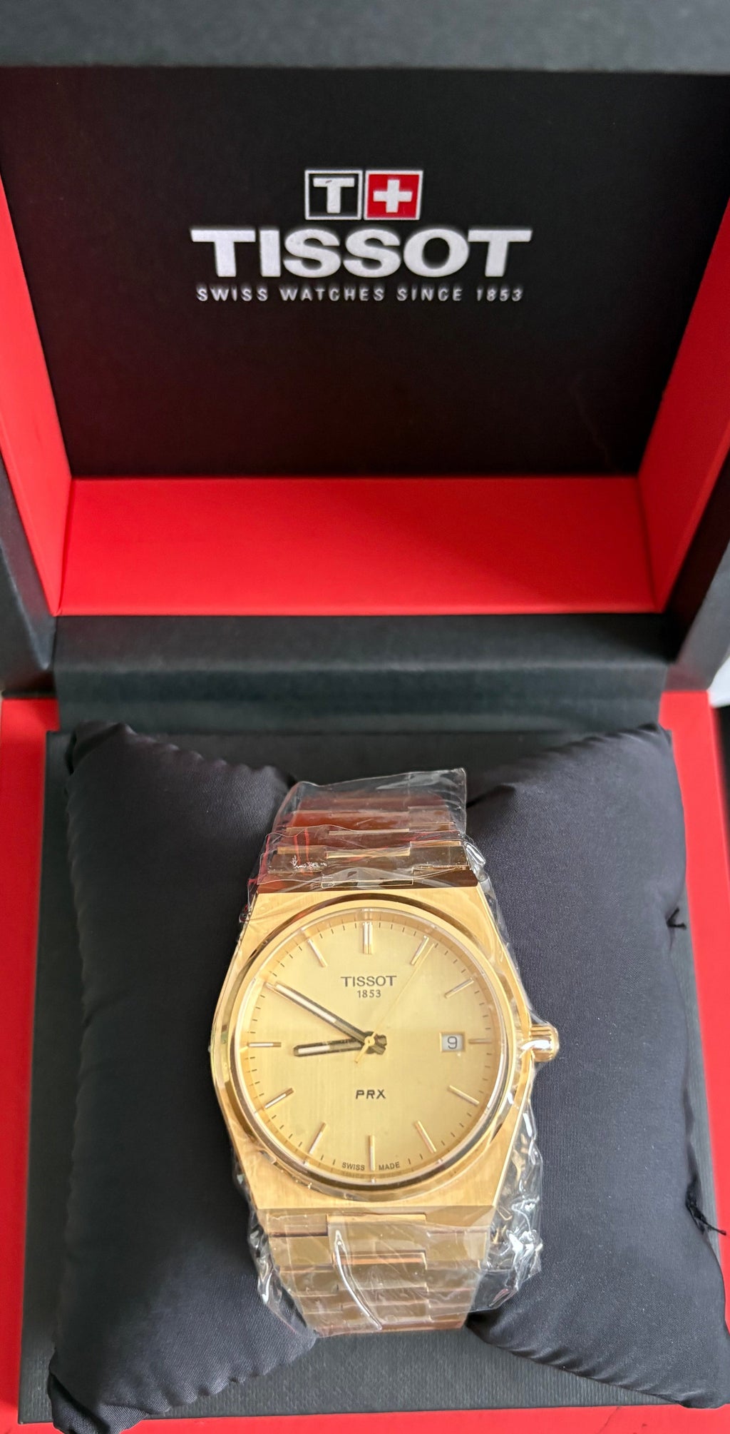 Tissot PRX Gold Ziffernblatt Herrenuhr 40mm T1374103302100