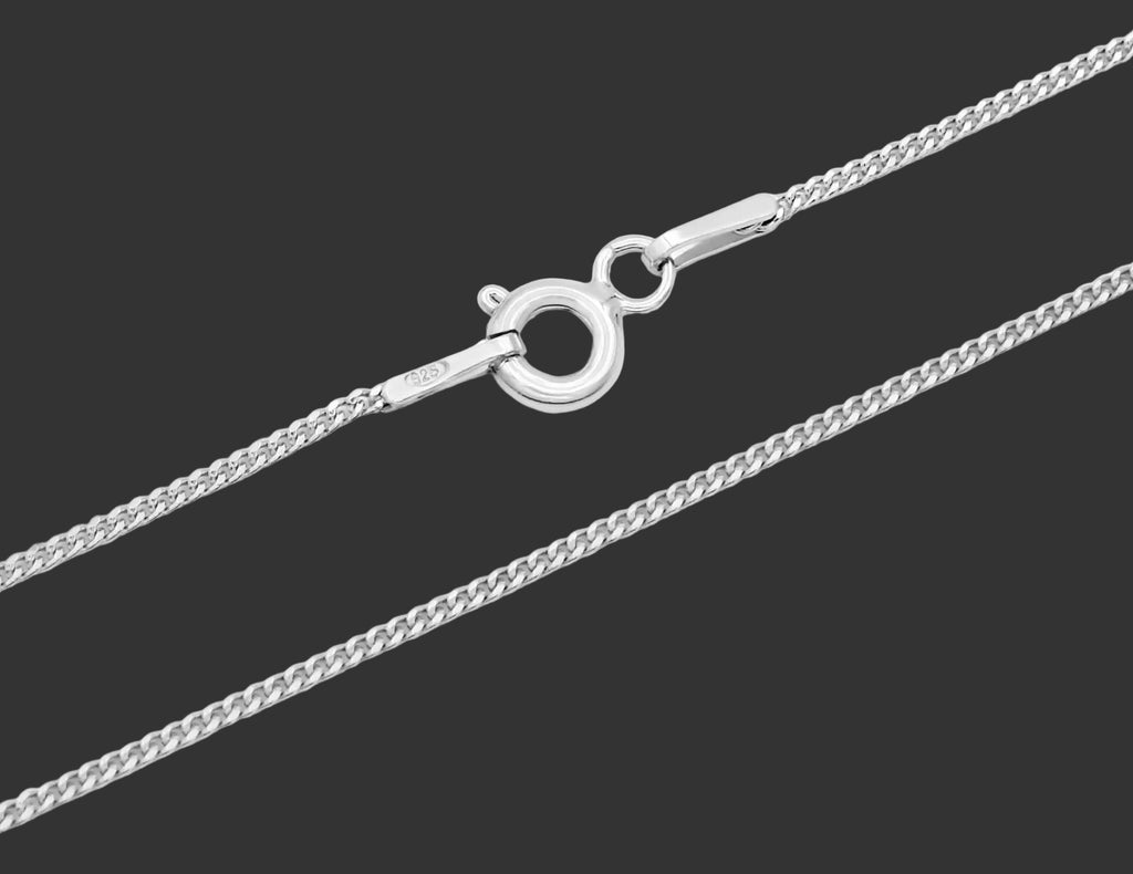 Venezianerkette Halskette Echtsilber 925 Schmuck / 40 cm x 1,0 mm Damen / Herren