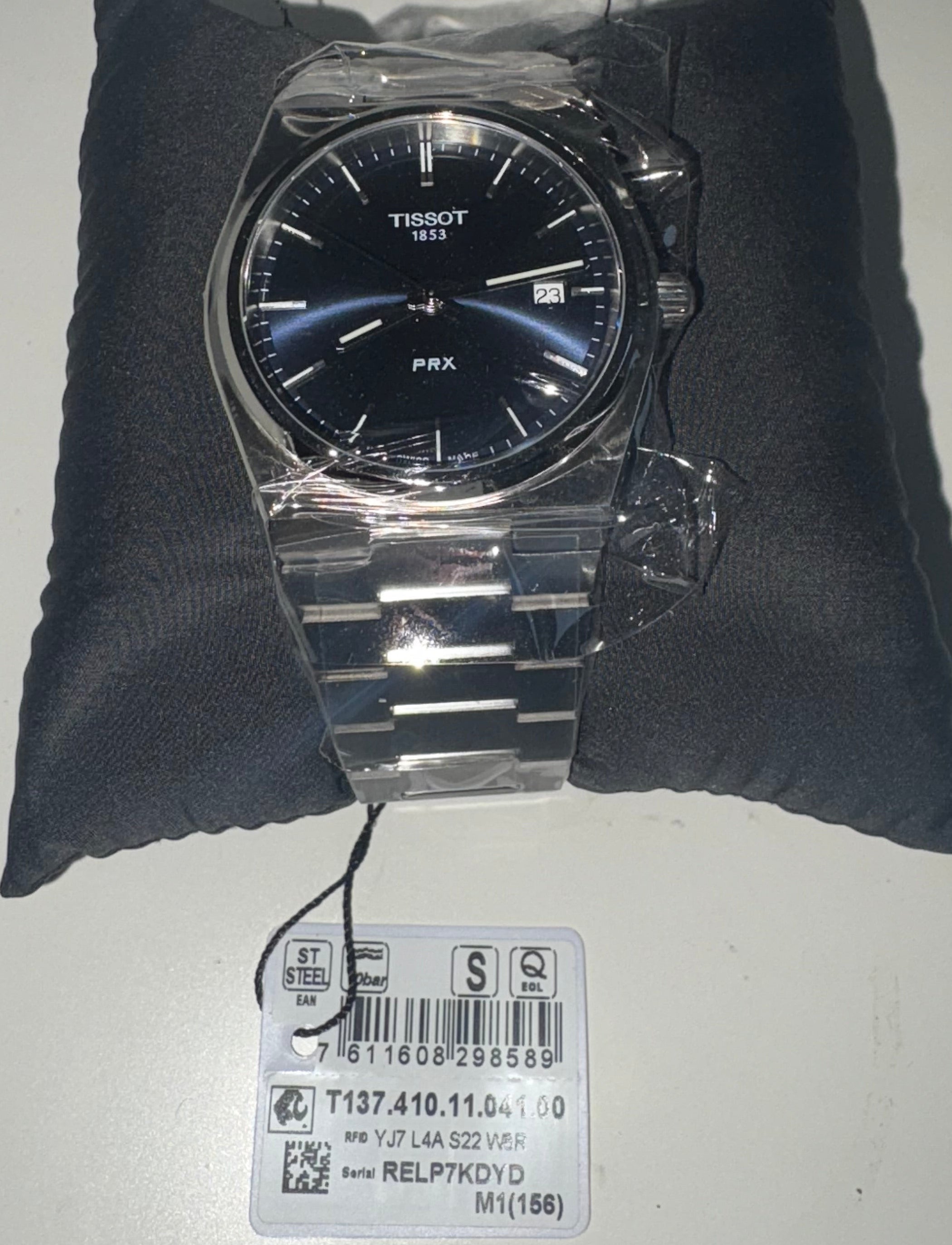 Tissot PRX Blue Men's Watch Blau - T137.410.11.041.00/ Quarz/ NEU