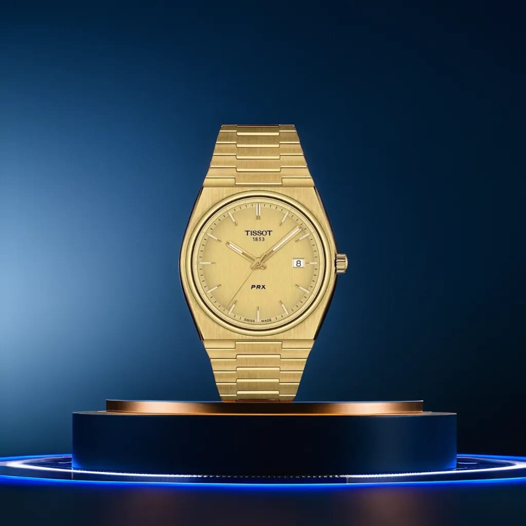 Tissot PRX Gold Ziffernblatt Herrenuhr 40mm T1374103302100