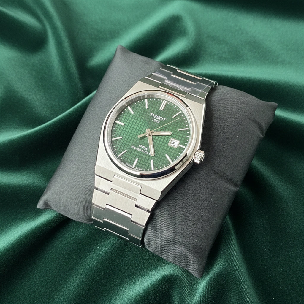 TISSOT PRX. GRÜN POWERMATIC 80 40 MM WATCH T137.407.11.091.00 NEU OVP 🔥