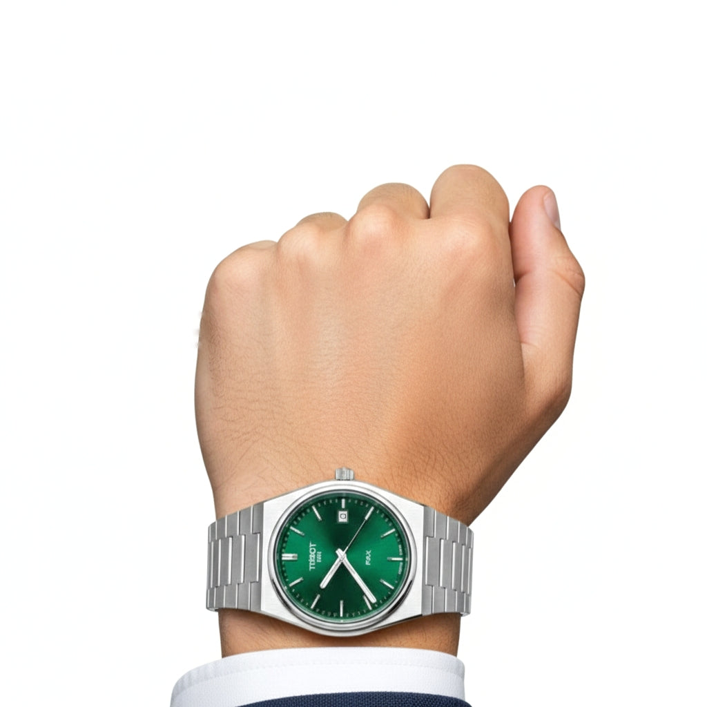 Tissot PRX Grün Herrenuhr - T137.410.11.091.00 40mm / BRANDNEU
