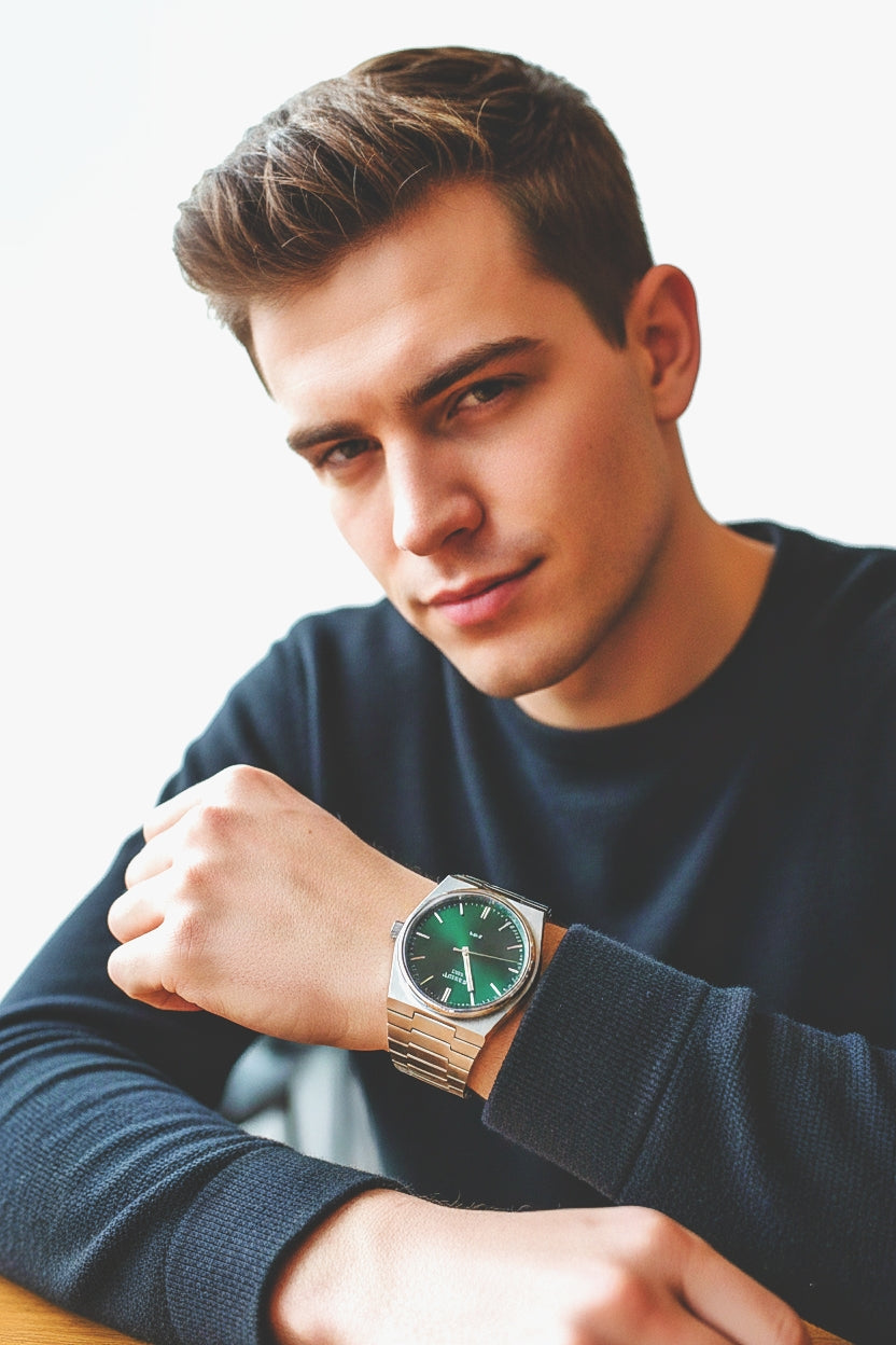 Tissot PRX Grün Herrenuhr - T137.410.11.091.00 40mm / BRANDNEU