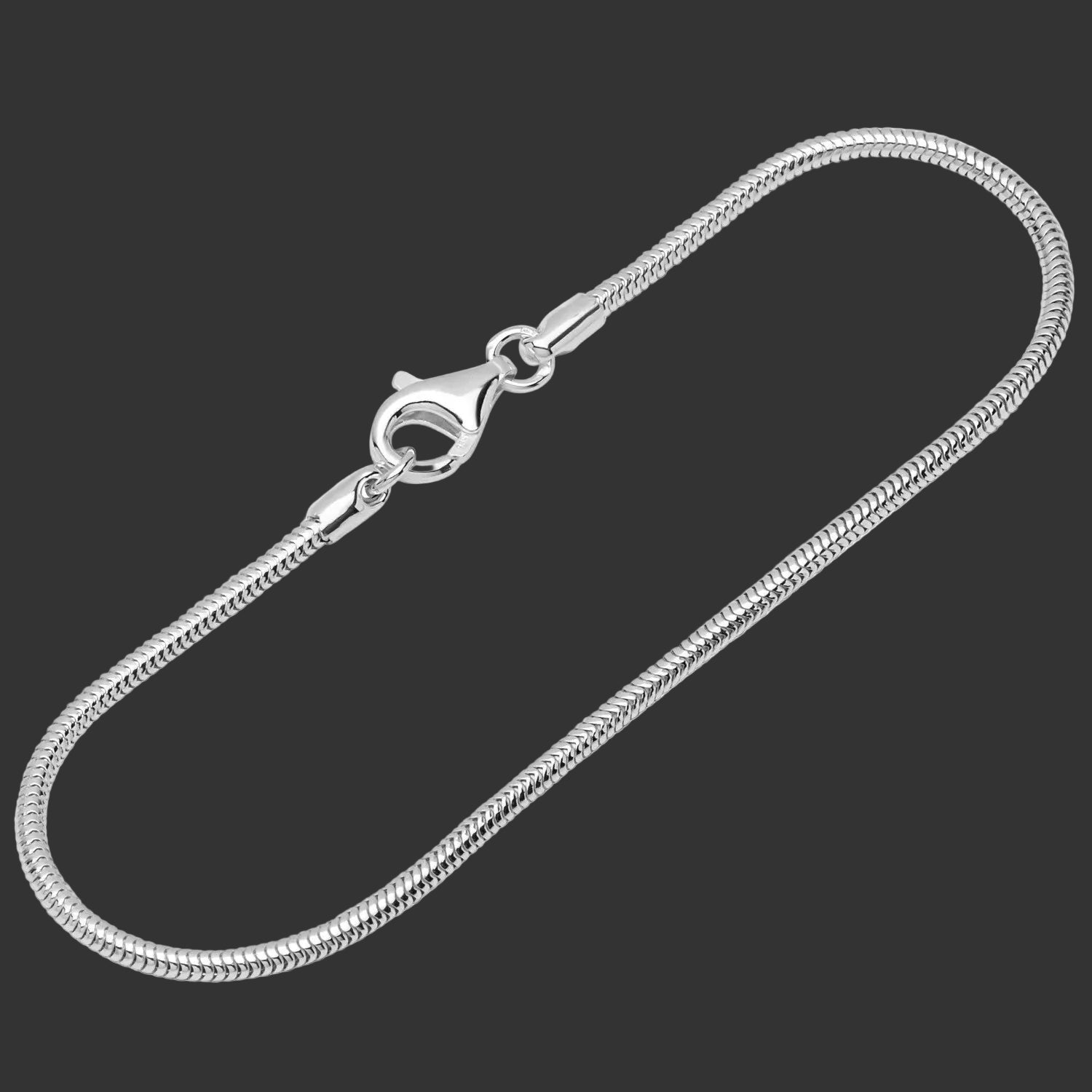 Armband 925 Sterling Silber 19cm Schlangenkette Armbandkette NEU OVP